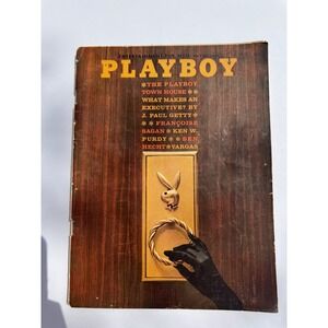 Playboy Magazine May 1960 Vintage J Paul Getty Francoise Sagan Vargas Art